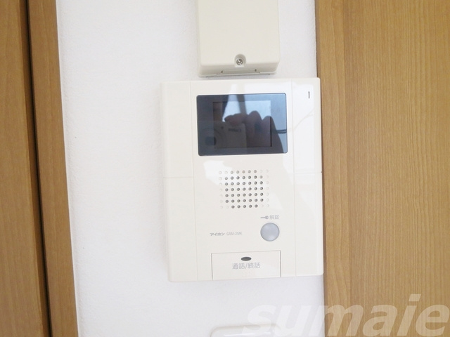 マンション明石のセキュリティ|モニター付インターホンです