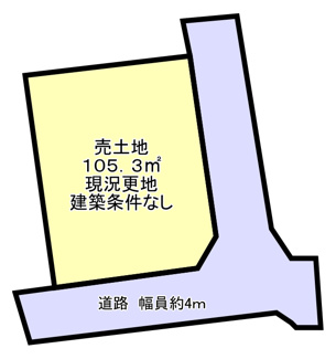 【土地図】 | 由宇町神東　売地