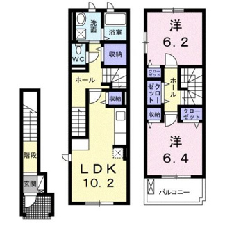 【間取り】 | エスペランサ　Ｋ