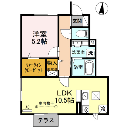 フィーユ リッコの間取り
