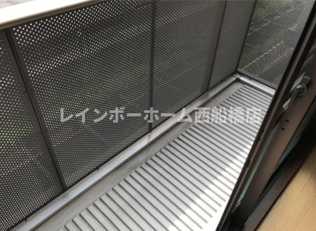 トップスターコート船橋のバルコニー