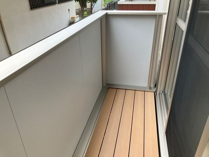 平松ハイツ　弐番館のバルコニー