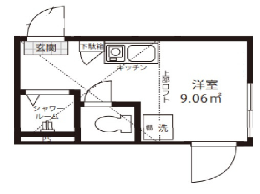 ルミナ池袋の間取り