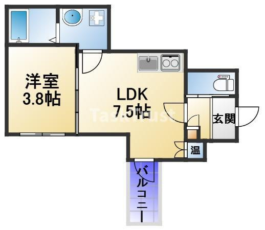 【間取り】 | パシフィック千林