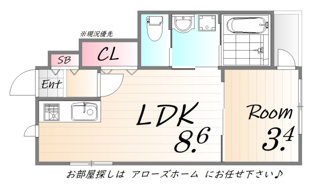 【間取り】 | ブランテラス尾上町 | 反転タイプ有り