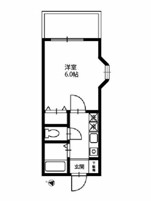 タケハイム船橋の間取り