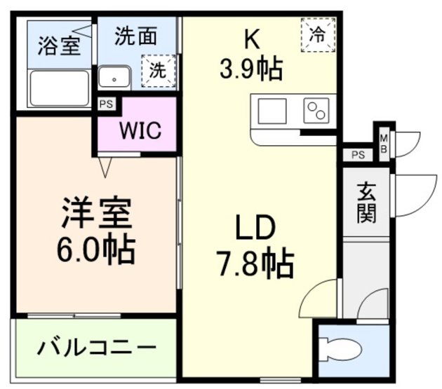 【間取り】 | カーサ綾園 