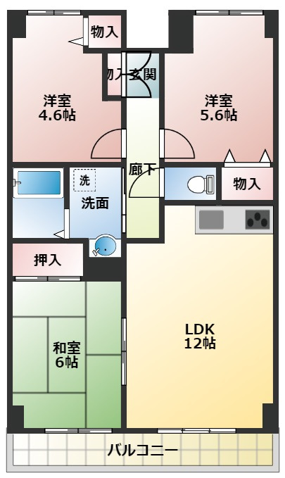グリーンビレッジタナカの間取り