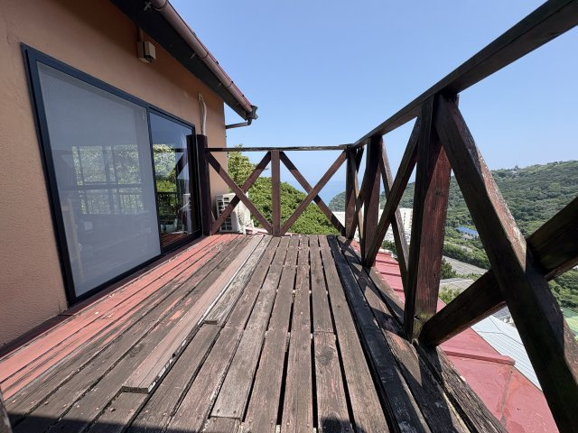 下田市　白浜のバルコニー