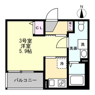 【間取り】 | ベイルーム東本厚木