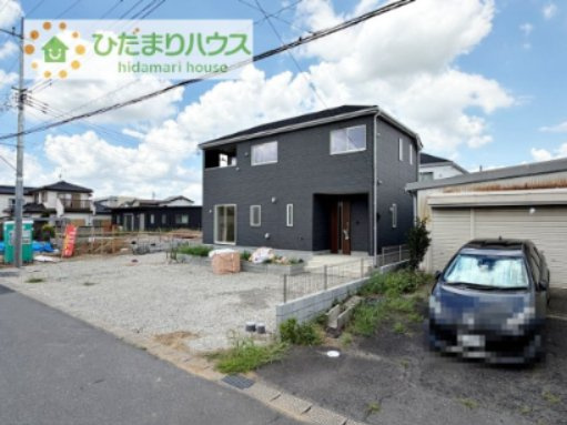 【外観】 | 常総市水海道諏訪町第3　新築戸建　5号棟 | デザイナーズのようなお洒落な外観です(^^♪