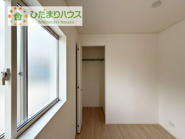 【収納】 | 常総市水海道諏訪町第3　新築戸建　5号棟 | 全室にクローゼットが付いていて、お部屋の住空間もスッキリ広々使えそうです(^^)