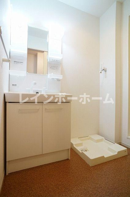レジデンス　杏【非対面対応】接客・申込・契約オンライン！LINE×相談可！の洗面所|ゆったりとスペースのある洗面所
