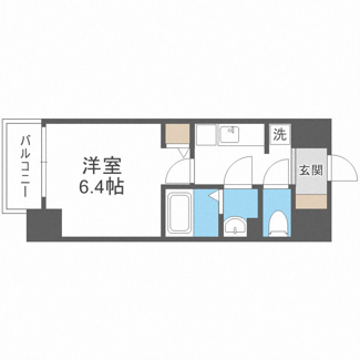 【間取り】 | グランパシフィック巽中