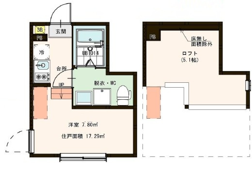 Moon Star KANAMACHIの間取り|間取りです。