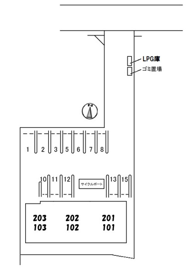 【駐車場】 | トレスセドロ新保