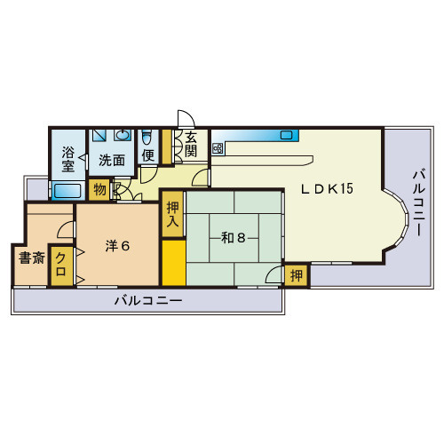 【間取り】 | マイコーポ愛宕