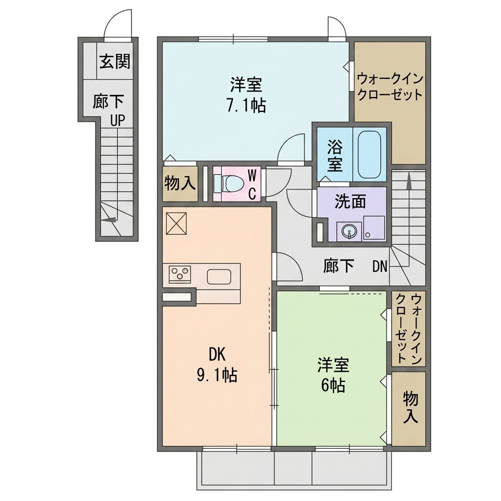 ベルクレストの間取り