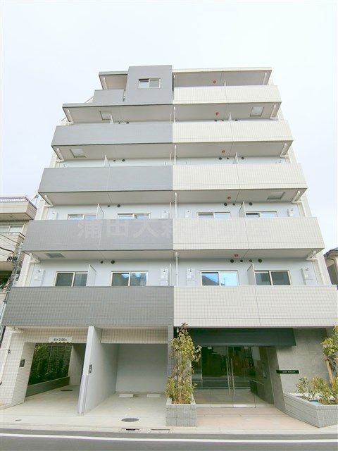 MAXIV北糀谷の外観|2020年12月築　RC鉄筋コンクリート造地上6階建て1K～1LDK総戸数50戸インターネット無料の分譲賃貸マンション　京浜急行本線梅屋敷駅最寄り、京急蒲田駅も徒歩圏内の東京都大田区北糀谷1丁目