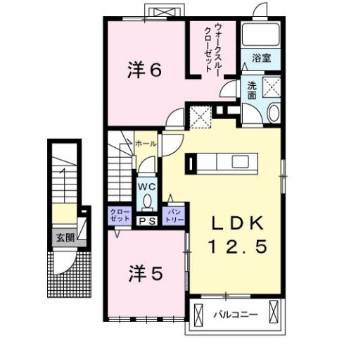 トラディション徳永　　刈谷市近郊の賃貸はクラスホーム刈谷店の間取り