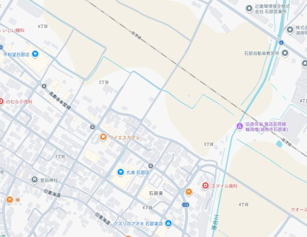 ★湖南市石部東　第6期　新築一戸建ての地図