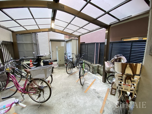 フォンティーヌ墨田のその他共用部分|自転車置き場です！