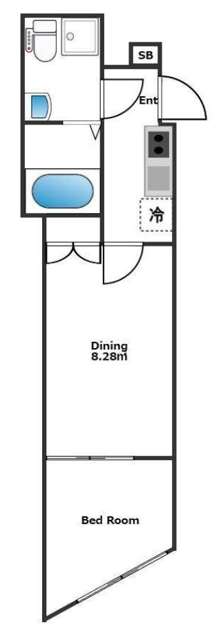 アンベリール東高円寺の間取り|間取りです。