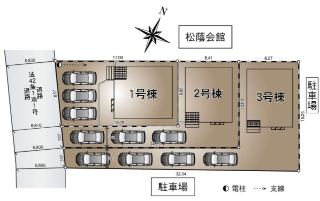 【間取り】 | 厚木市愛名　全3棟　新築住宅