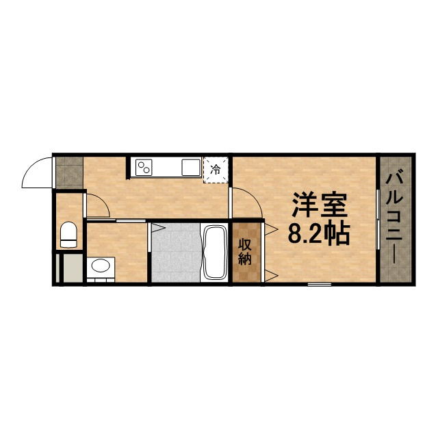 フジパレス宝塚南Ⅰ番館の間取り