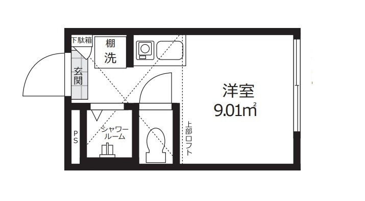 QUQURI KOENJIの間取り
