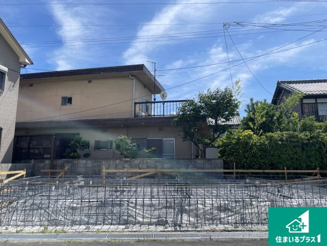 湖南市石部東　第6期　新築一戸建ての外観|現在の進捗状況です！順調に作業進行中、完成が待ち遠しいです！詳細の間取り等、お気軽にお問い合わせください！
