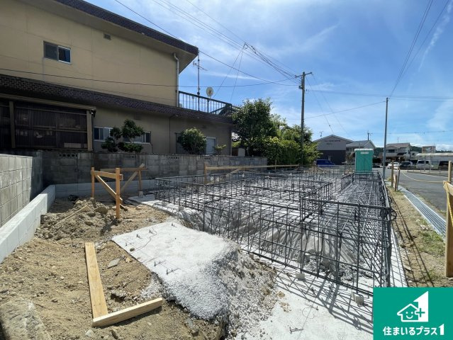湖南市石部東　第6期　新築一戸建ての外観|現在の進捗状況です！順調に作業進行中、完成が待ち遠しいです！詳細の間取り等、お気軽にお問い合わせください！
