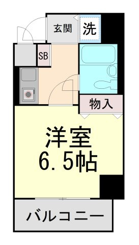 ライオンズマンション三宮東第２の間取り