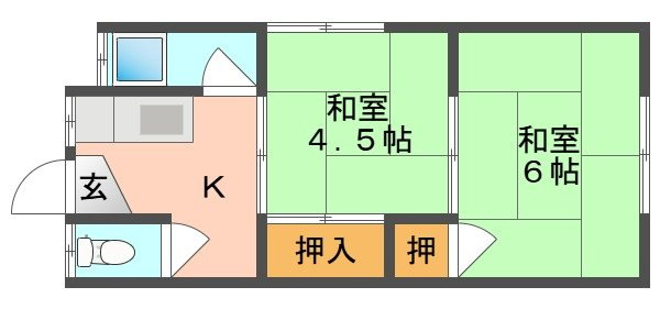【間取り】 | ことぶき荘A,B,C棟
