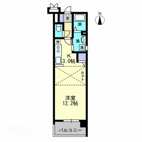 【間取り】 | アルファレガロ岡山駅前