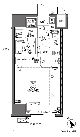 新品家具付きマンション楠町19(KaGood神奈川)の間取り|※間取りと異なる場合は現状を優先します。