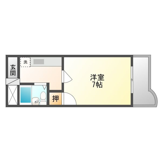 【間取り】 | プレアール大供Ⅱ