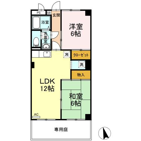 【間取り】 | ハイライズ遠藤