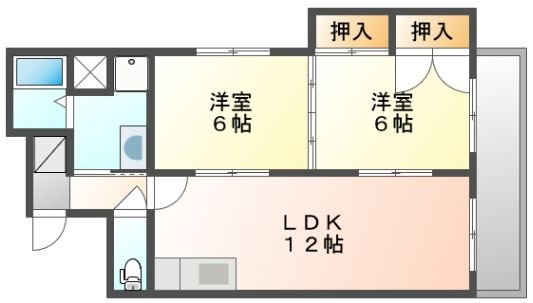 【間取り】 | 第二大興ビル