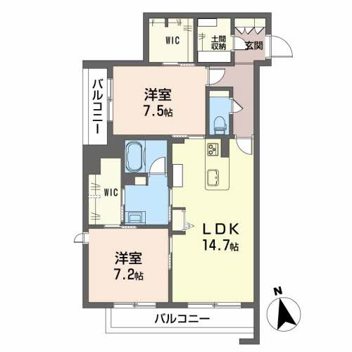 【間取り】 | リュミエール