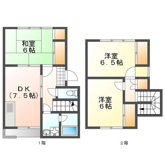 【間取り】 | ヒューマンズライフ西市