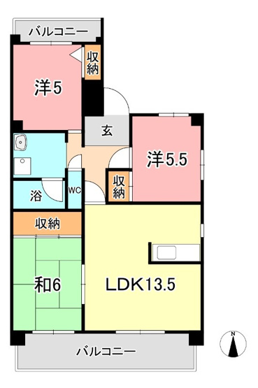【間取り】 | 清幸マンション野田