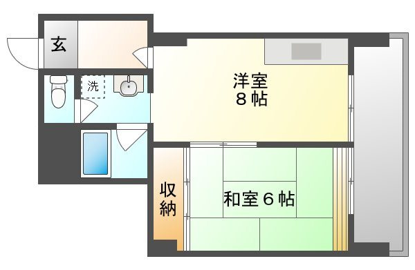 【間取り】 | 岡田ビル