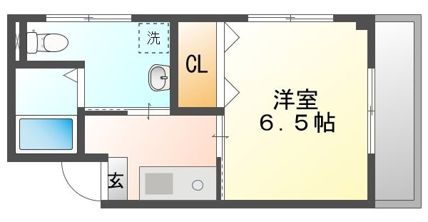【間取り】 | レジデンス伊島B棟