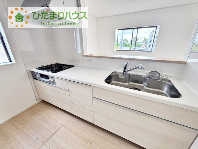 【キッチン】 | 常総市本石下第12　新築戸建　1号棟 | 料理をしながらでも、ご家族との会話を楽しめる対面式キッチン♪