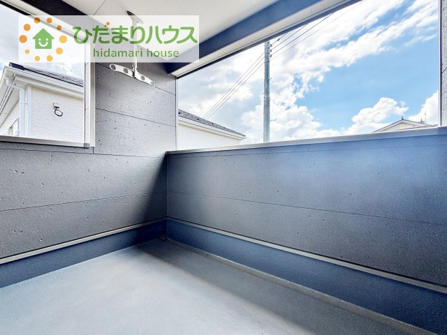 【バルコニー】 | 常総市本石下第12　新築戸建　1号棟 | 人気が高いインナーバルコニーを採用♪天候を気にせず洗濯物を干せ、紫外線も気にせずに済みます(*^^)v