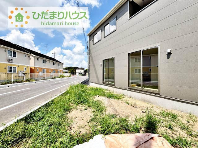 【庭】 | 常総市本石下第12　新築戸建　1号棟 | お庭付物件になります！お庭遊びや、プールなどお子様も大喜び(^^)