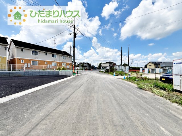 【前面道路含む現地写真】 | 常総市本石下第12　新築戸建　1号棟 | 閑静な住宅地で叶える静かな暮らし(^^)/