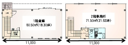 鳥神町２３７ＧＩＭＵＣＯの間取り|A号室は反転します。