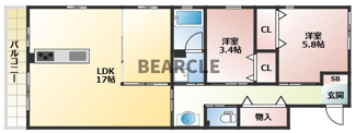 【間取り】 | Rhino Flats JOY